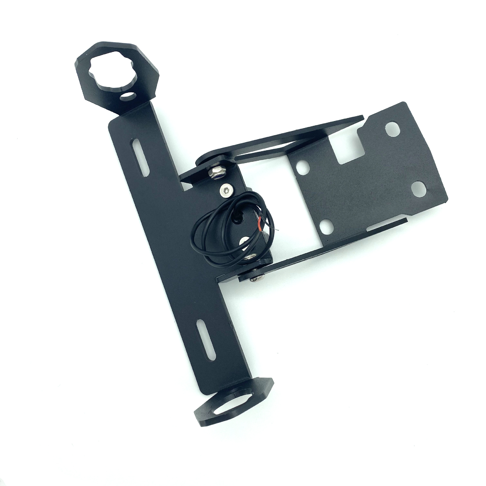 Applicable to Kawasaki Z650 Ninja 650 2017-2019 Modified Short License Plate Frame with Light License Plate Frame