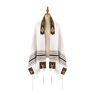 Foreign Trade Export Jewish Prayer Shawl Religious Ethnic Pilgrimage Shawl Fashionable Muslim Trendy Ethnic Style