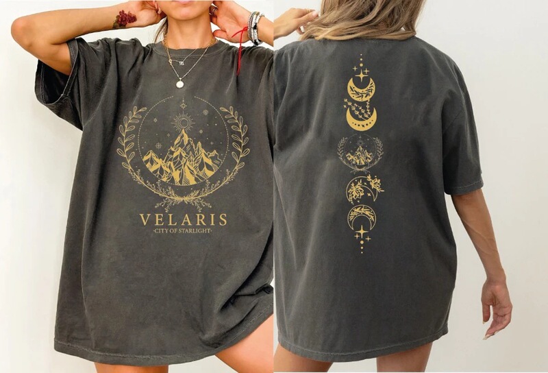 Villarise Colors T-Shirt, Court of Thorns and Roses Dream Shirt, Acotar Colors Shirt
