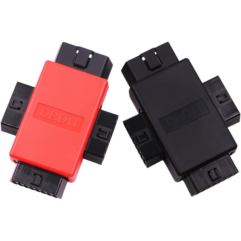 Línea de expansión OBD del coche divisor de núcleo de 16 pines enchufe uno-tres