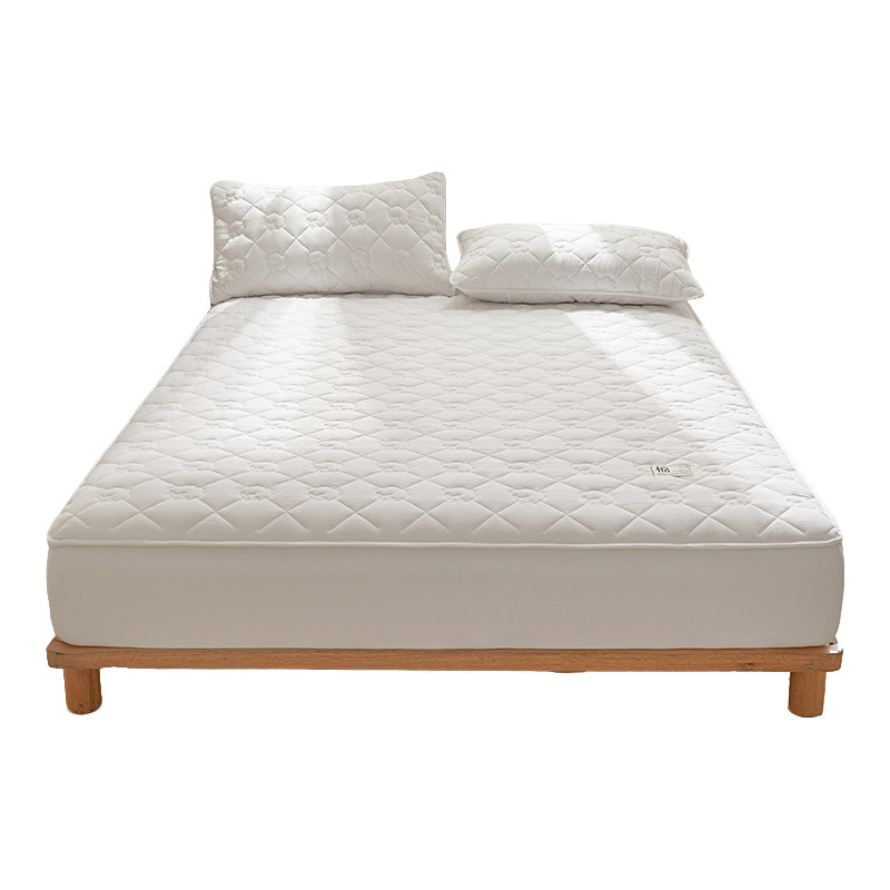 Colcha de cama acolchada de algodón interior y exterior de verano, sábana de una sola pieza, cubierta protectora, cubierta protectora, funda de cama, cubierta antipolvo