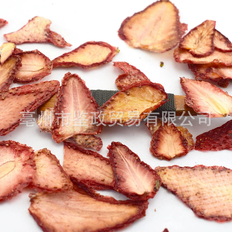 Dried Strawberry Slices 500g Bag Dried Fruit Tea Cold Brew Snack Culinary Use quality and texture