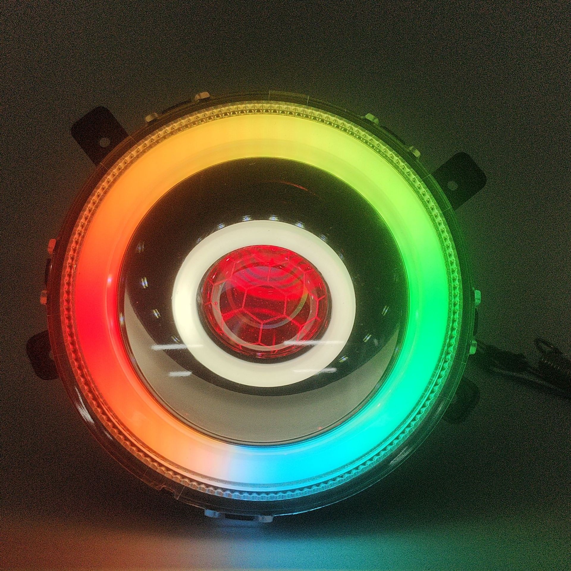 N9Gt Bull Bluetooth Adjustable 12V Honeycomb Headlight Taibang Songjie Jiadi Electric Vehicle Bull N9 Front Headlight