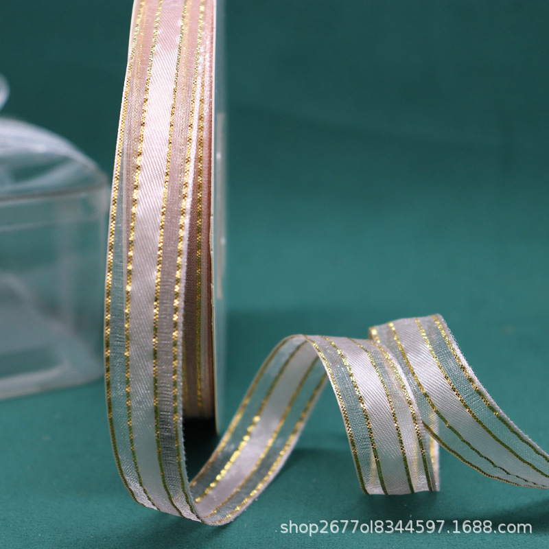 Rosa claro 1,5 cm * 50 yardas