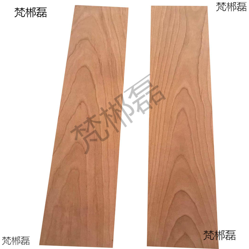 Madera de cereza Roja de América del Norte madera de cereza hoja de madera de madera maciza fina hoja de madera de madera fina registro de madera DIY soporte de productos grandes