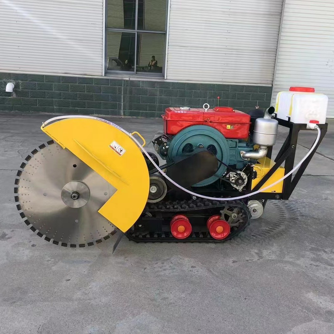 覆带遥控马路切割机生产厂家遥控自动行走马路切割机配件批发