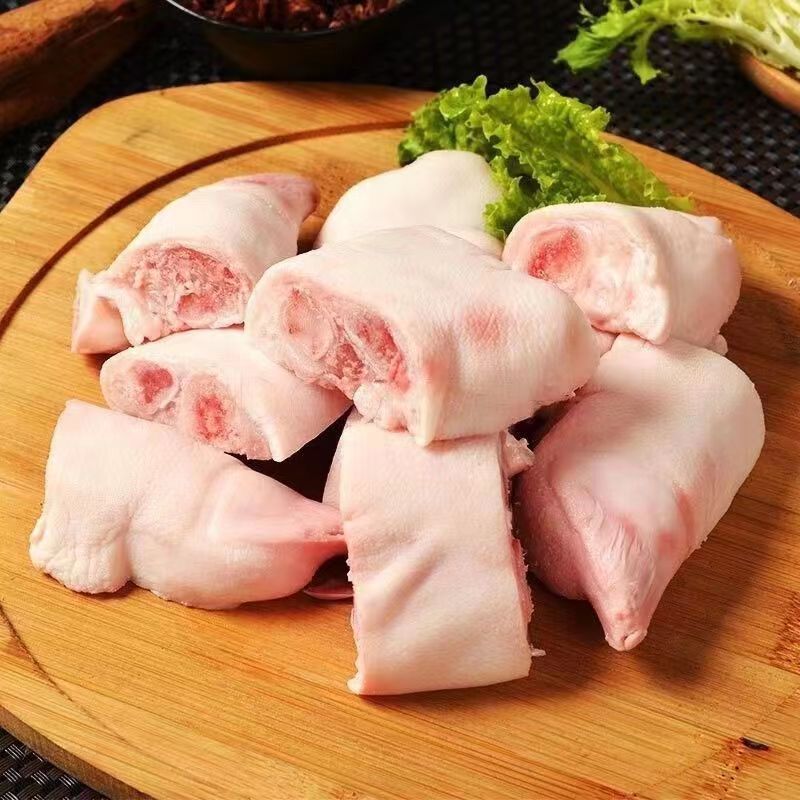 猪蹄免切冷冻猪脚新鲜猪爪带筋猪蹄块新鲜猪肉冷冻食品蹄筋