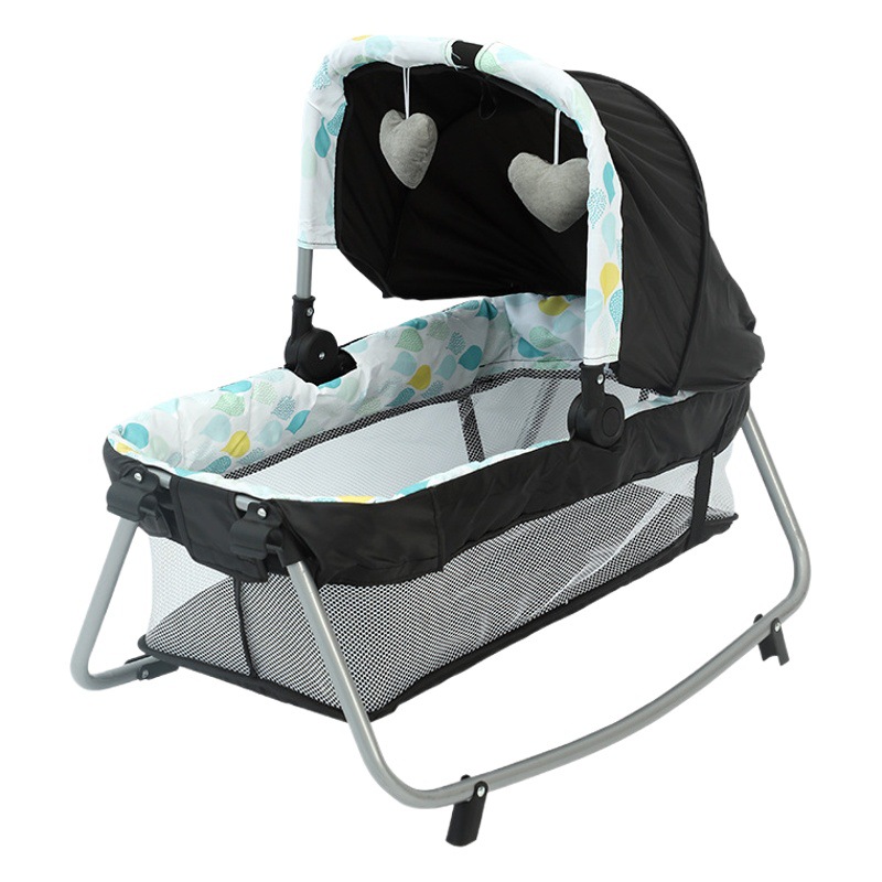 Cuna para bebé TOIMAYS, plegable y combinable, cuna multifuncional, cama portátil y móvil para recién nacidos. image 1