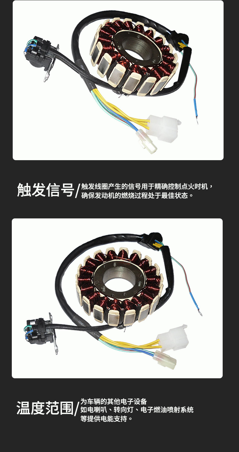 Suitable for Honda Xr250 Tornado Xr250 31120-Kpe-931 Motorcycle Generator Stator Coil