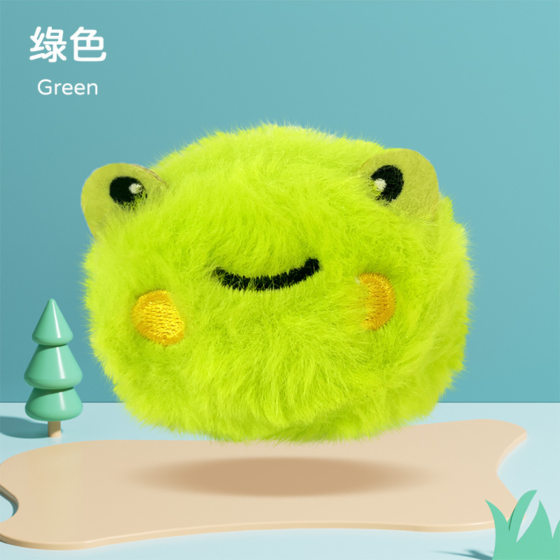 Mascota llamando a la bola de peluche sonido de juguete de dibujos animados animal divertido gato bola resistente a los arañazos resistente a los mordiscos