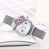 Magnetic cartoon women's watch with bow