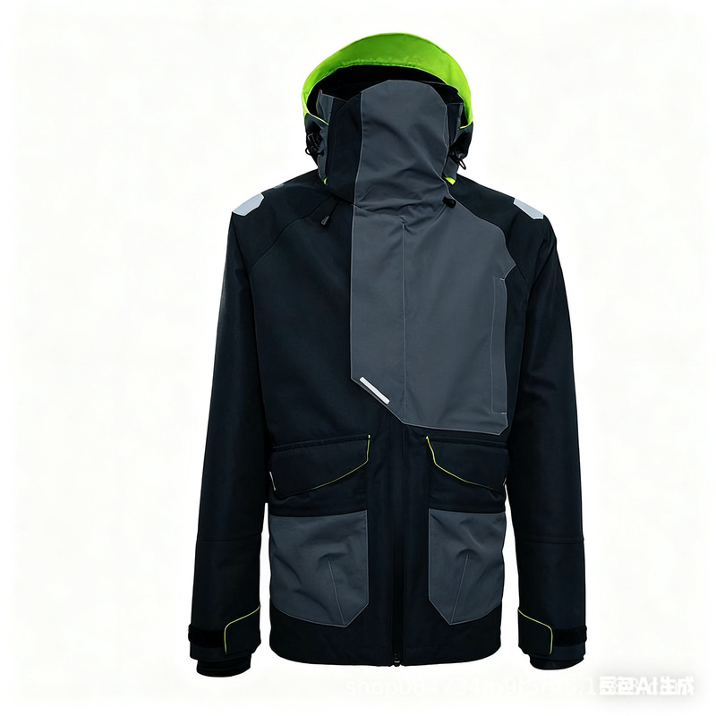 Factory Direct Shipping Sailing Suit Thickened Jacket Windproof and Waterproof Men's Warm and Wear-Resistant Autumn and Winter Sailing Jacket