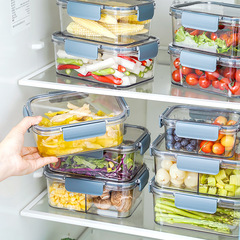 Aiguda Multifunctional Divided Food Storage Box Set with Sealed Containers for Fruits, Vegetables, and Bento Boxes