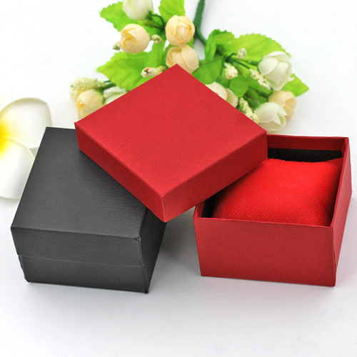Watch packaging box, cardboard watch box with small pillow, paper, micro business watch box, gift box wholesale