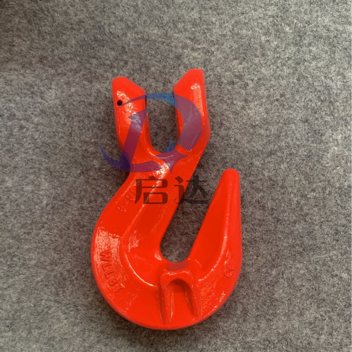 G80级羊角翅钩羊角抓钩带翅合金碳钢羊角安全吊钩羊角带翅抓钩厂