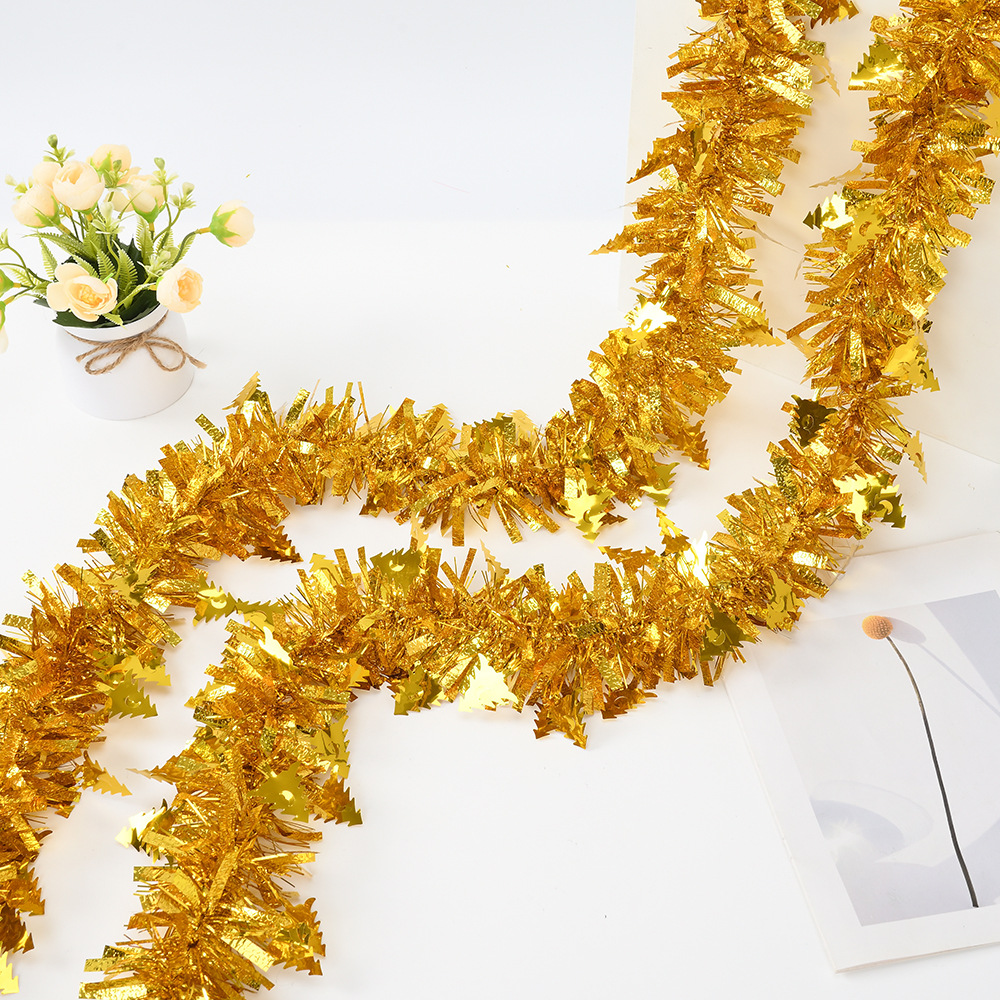 comercio exterior transfronterizo árbol de Navidad colgante de piedra espuma cifrado de color grueso decoración de Navidad tira de color dibujo de flores