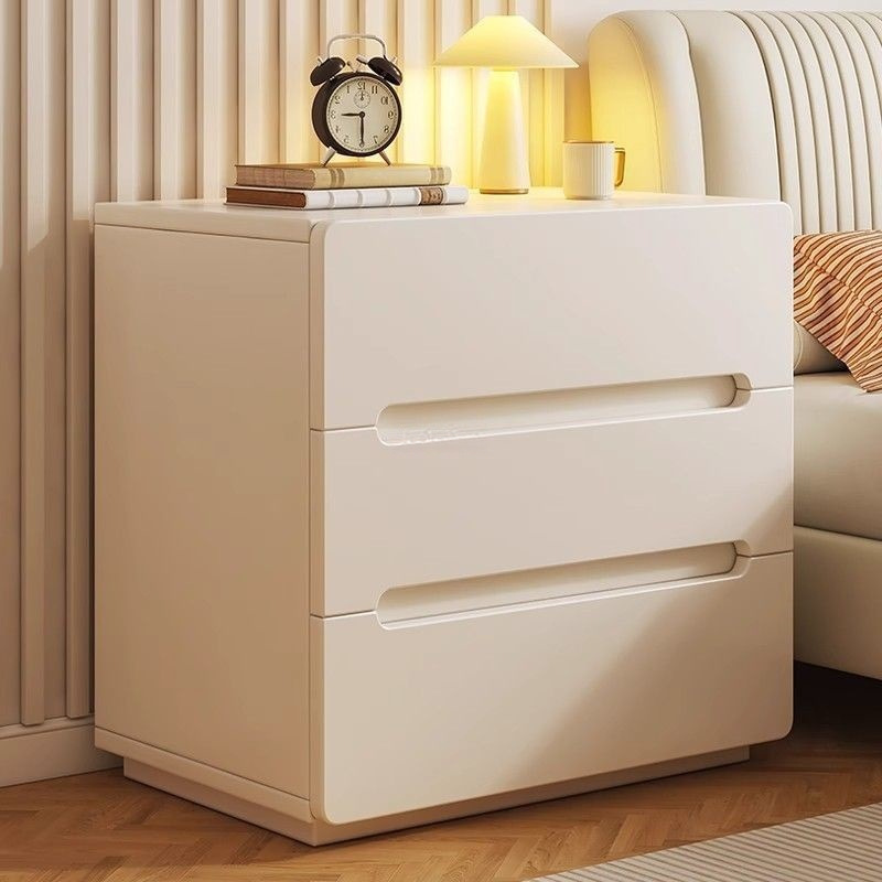 Solid Wood Bedside Table Modern Home Bedroom Simple Storage Rack Simple Storage Small Bedside Cabinet Bedside Storage Cabinet