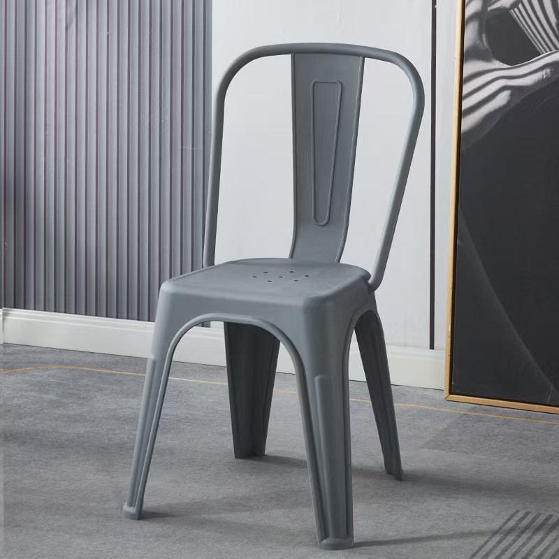 Nuevo taburete de plástico grueso de malla roja silla trasera silla de comedor comercial silla cómoda de boda silla ergonómica