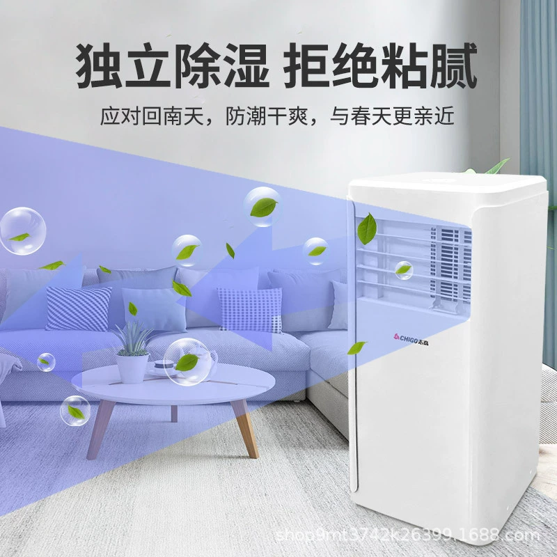 Zhigao Portable Air Conditioner Household Single Heating Small Air Conditioner Without External Unit Dual-Use Vertical Removable Air Conditioner Integrated Machine