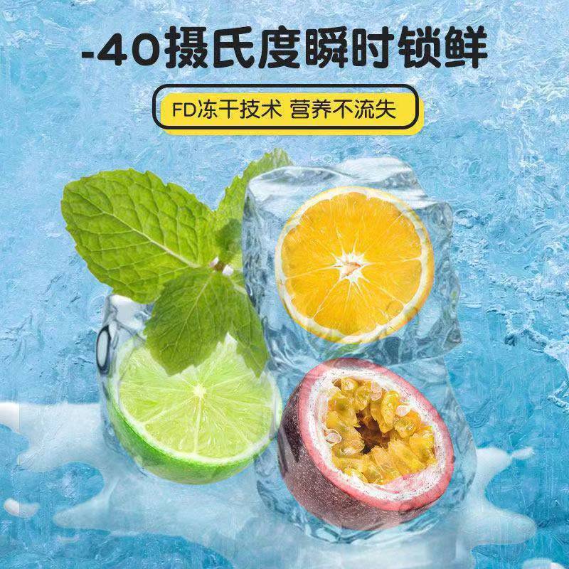 Green Tangerine Kumquat Lemon Passion Fruit Tea 200g 20 Bags Freeze Dried Fruit Tea Blend quality and texture