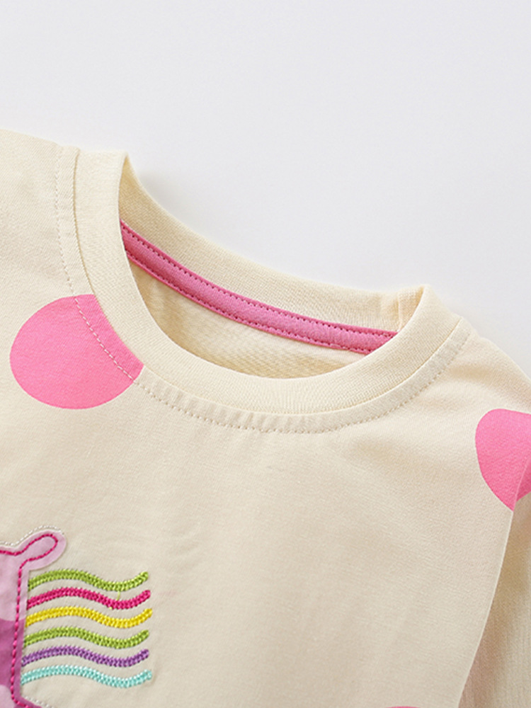 Traje de niña malwee transfronterizo otoño e invierno nuevo estilo servicio a domicilio estilo occidental niña cuello redondo manga larga niños europeos y estadounidenses