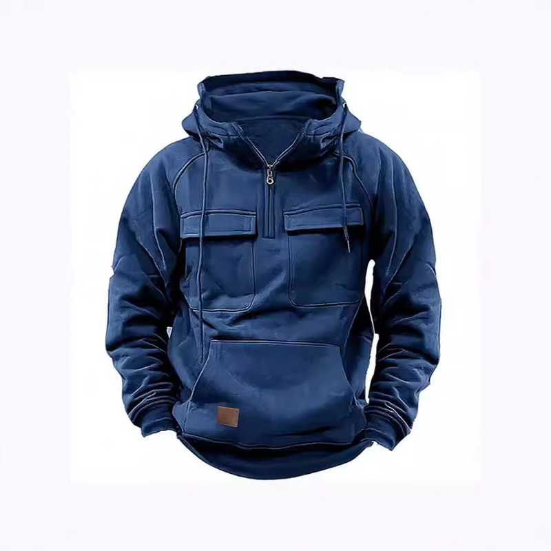 Foreign Trade Cross-Border Aliexpress Men's Autumn and Winter Hooded Youth Sweatshirt Men's Workwear Solid Color Casual Sweatshirt Hoodie Foreign Trade Cross-Border Aliexpress Men's Autumn and Winter Hooded Youth Sweatshirt Men's Workwear Solid Color Casual Sweatshirt Hoodie