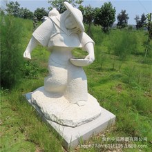 四川汉白玉大理石石雕人物雕塑少数名族女性人物雕刻石雕像厂家