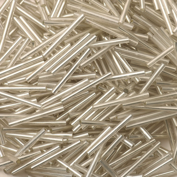 Λ￠▰℗◘┭♢☨ About 25MM tube beads 10 grams about 20 silver ☨❋❋