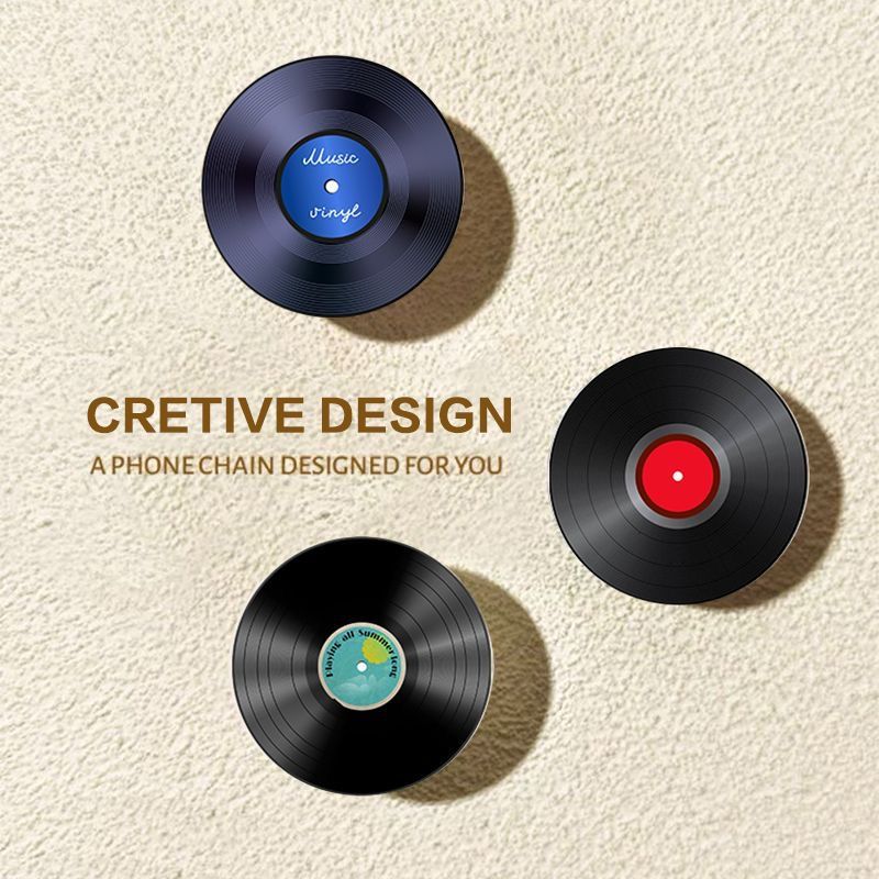 Grabación de CD vinilo redondo airbag soporte adhesivo tipo teléfono móvil adhesivo 360 ° giratorio telescópico succión magnética de corriente de marea