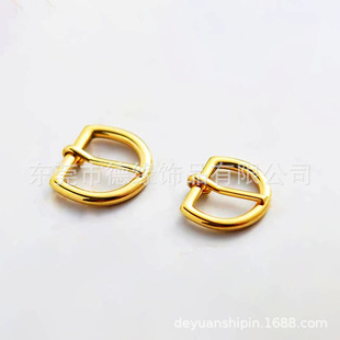 DIY handmade leather goods high quality luggage hardware accessories hand stitched leather goods stainless steel 5 points pin buckle D Buckle thread buckle