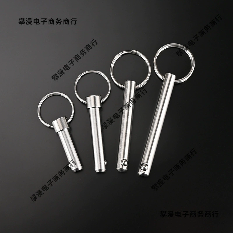 Быстроразъемный штифт из нержавеющей стали 304, предохранительная булавка, одиночный штифт с шаровой головкой, фиксирующий штифт с тянущим кольцом