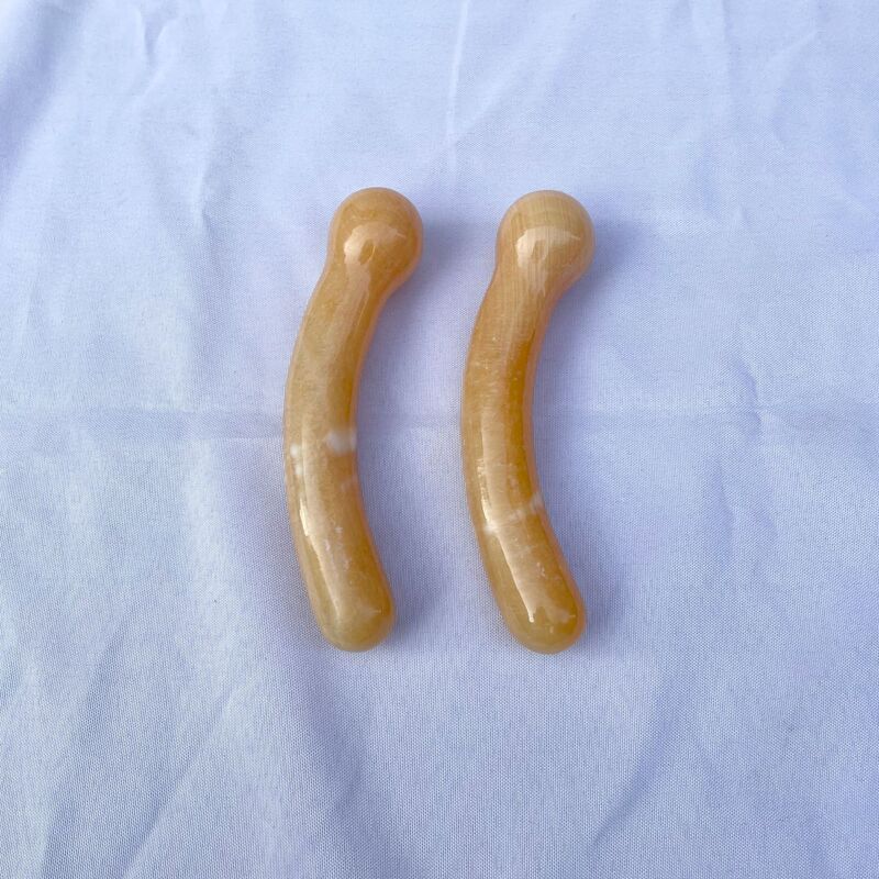 天然晶洞石水晶按摩棒摆件 图 6