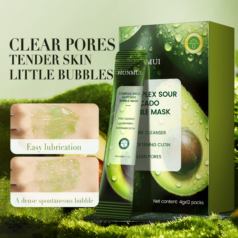 [Cross-border Foreign Trade] Compound Acid Acura Bubble Mask Cleansing Pore Black Head Rejuvenation Cleansing Mud Mask tk