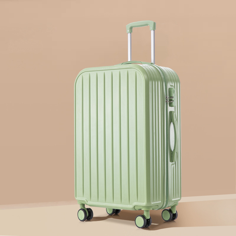 Maleta Maleta trolley nuevo para hombres y mujeres, maleta, rueda universal silenciosa para estudiantes, contraseña de 24 pulgadas, maleta de cuero de embarque 32