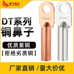 【メーカー直販】dt銅鼻線鼻純紫銅線耳端子ケーブル継手亜鉛メッキ錫メッキ