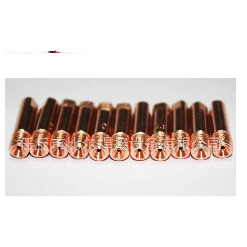 Оптовая Продажа с фабрики MB15aK проводящее сопло медное локомотивное отверстие стандартное газовое Экранированное сварочное проводящее сопло