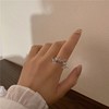 Tide, one size small design fashionable universal ring, simple and elegant design, internet celebrity