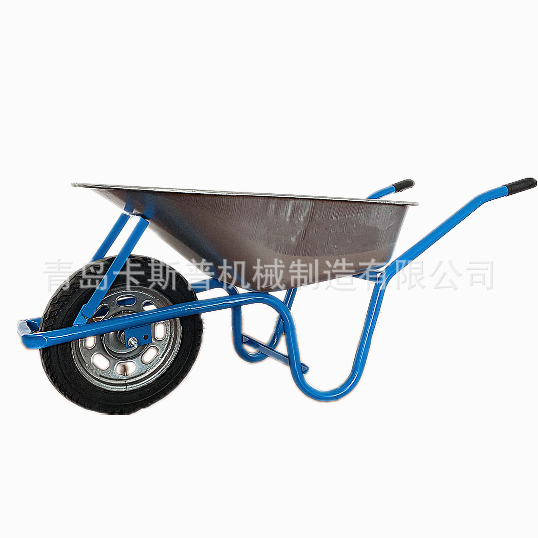 工厂生产 WB5009 加纳手推车非洲手推车 PU轮4.00-8  加强轮子