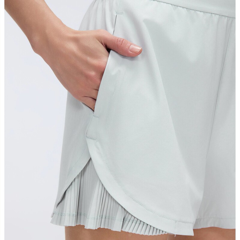 Lulu-Style Sports Shorts with Anti-Exposure Features, Lightweight, Pleated Hem, Casual Cycling Outdoor Fitness Pants Lulu-Style Sports Shorts with Anti-Exposure Features, Lightweight, Pleated Hem, Casual Cycling Outdoor Fitness Pants