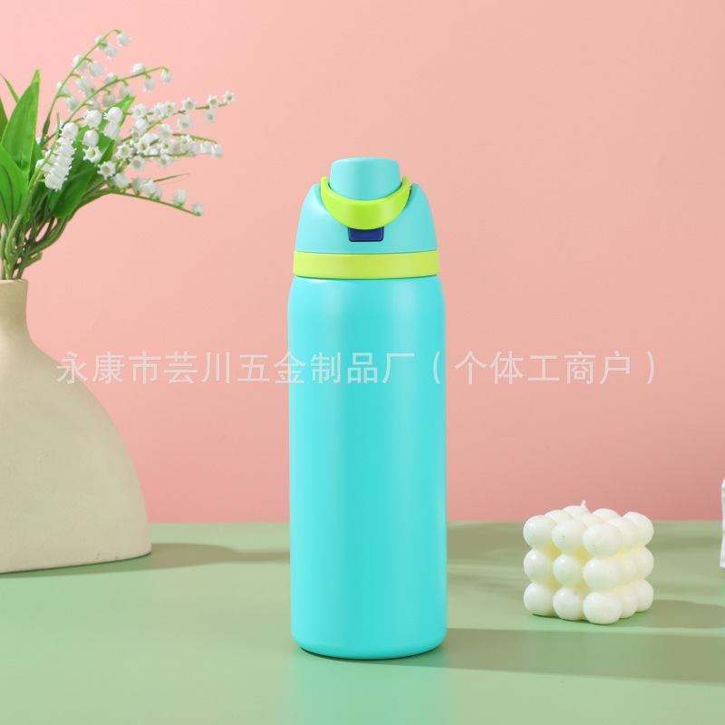 新型オーワラフルーツカップ30オンス携帯用カップ、二重飲み口スポーツストローカップ、304ステンレス真空カップ|undefined