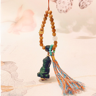 Mobile Phone Chain Pendant, Fragrant Buddha Accessories, Bag Trailer, Maitreya Buddha Keychain Pendant, Decorative Supplies