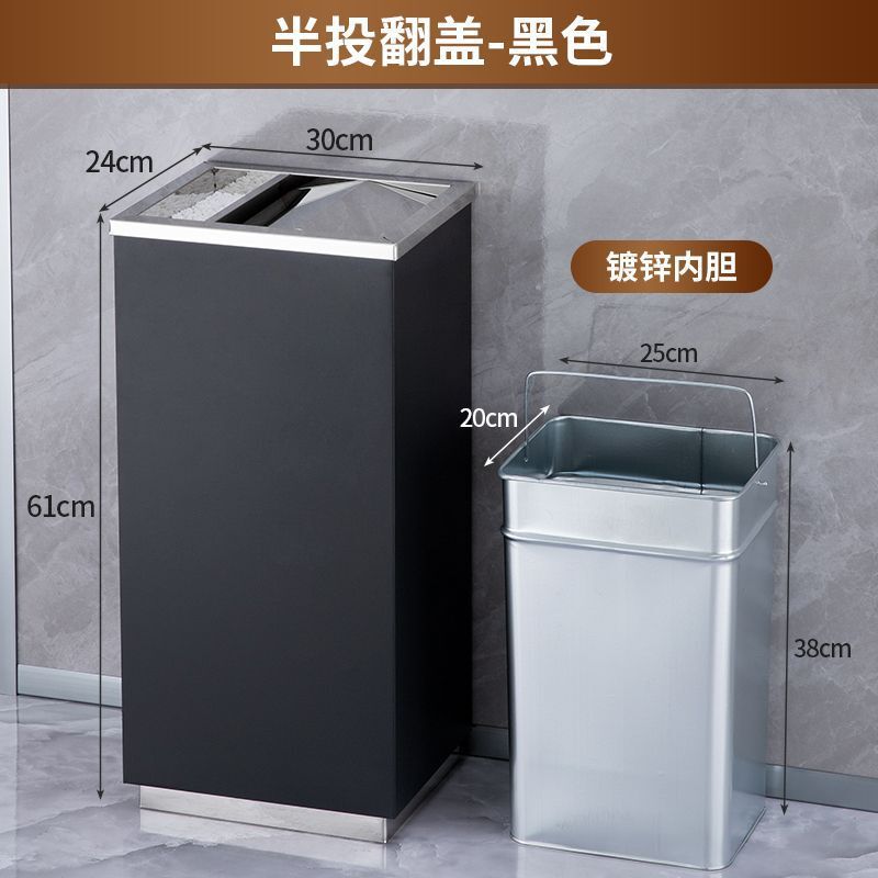 ホテルロビー用ステンレスゴミ箱、ホテル縦型灰皿、クラブショッピングモール廊下エレベーター口消煙バケツ|undefined
