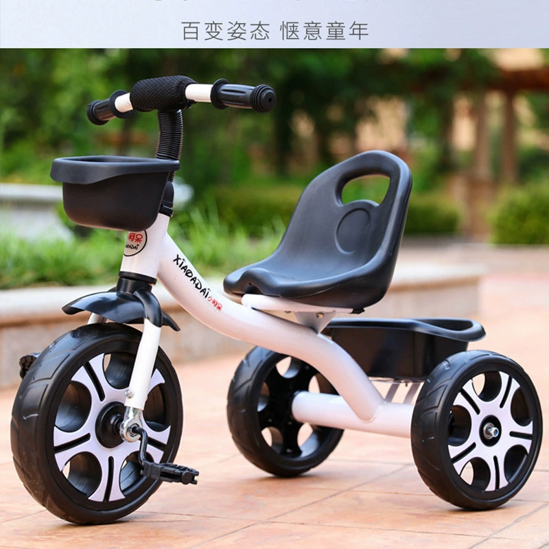 Children's three-wheeled bike, foldable walk stroller, 6 years