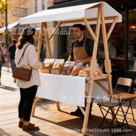 跨境摆摊小推车商用摊位展示架夜市摆地摊专用架子折叠移动展架