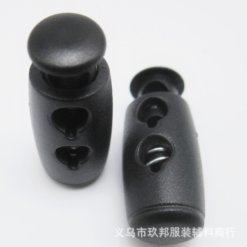 Supply of cylindrical ellipse dual -hole spring buckle ABS plastic…