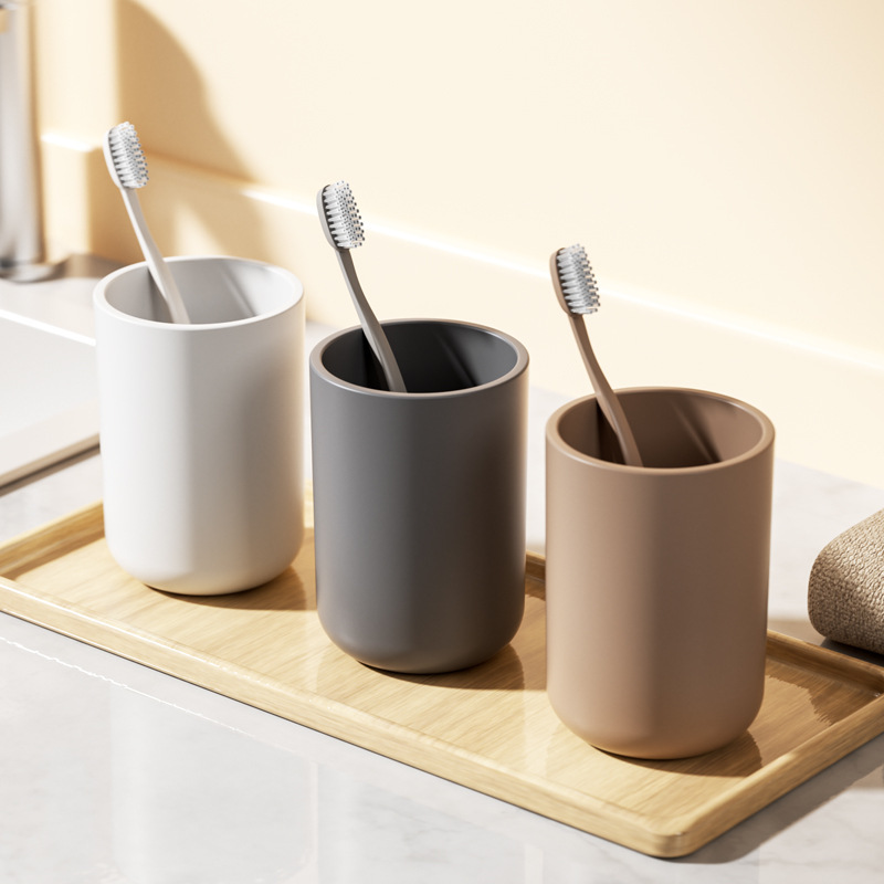 Tandborstglas i japansk stil för par till badrummet_voghion.com