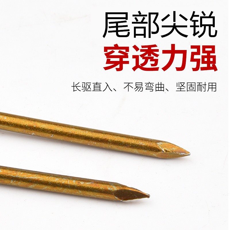 水泥钉抹漆钢钉墙钉圆钉铁钉洋钉特种高强度家用长钢钉混泥土钉子