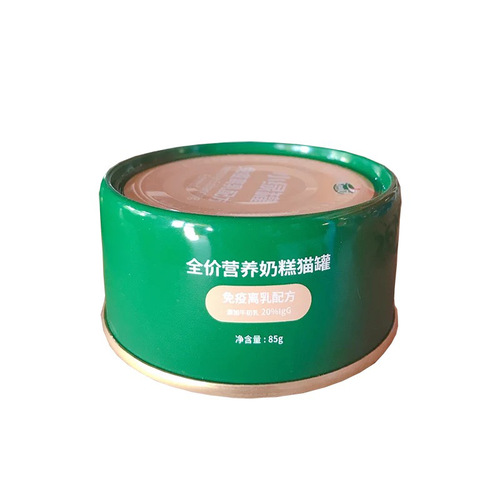 Red dog small green can cat staple food canned kitten milk cake wet food 85g cat snacks nutritious hair cheeks