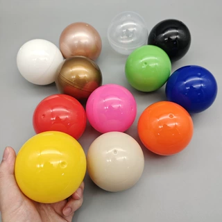 8cm扭蛋壳盲盒礼品球壳装礼品扭蛋机专用蛋壳彩色解压玩具塑料蛋