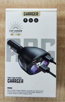 20W 15W Double Barrel QC3.0 Mobil şarj cihazları - black-360-double-barrel-qc-car-charger-color-box